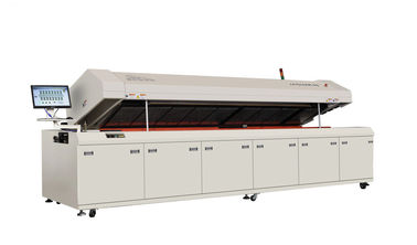 Lead Free IR Hot Air 10 Zones 450mm SMT Reflow Soldering Oven